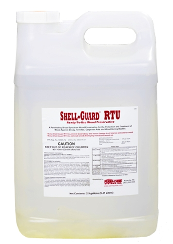 Shell Guard Paint Shell-Guard RTU Wood Preservative — Log Home Resource Center