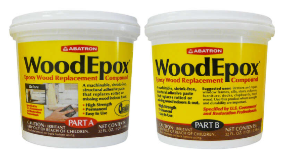 Abatron WoodEpox Wood Replacement Compound — Log Home Resource Center